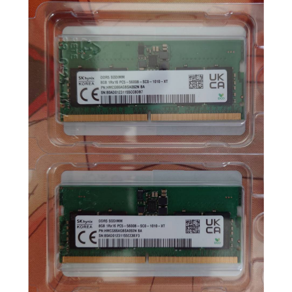 hynix DDR5-5600 8G SODIMM(筆電用)