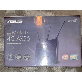 華碩 4G-AX56 Cat.6 300Mbps 雙頻 WiFi 6 AX1800 LTE 路由器