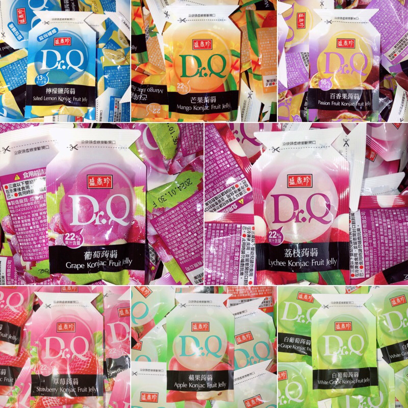 【粿女兒商行】🔥現貨 盛香珍蒟蒻 Dr.Q蒟蒻 葡萄 荔枝 芒果 白葡萄 蘋果 百香果 檸檬鹽 草莓蒟蒻 蒟蒻果凍