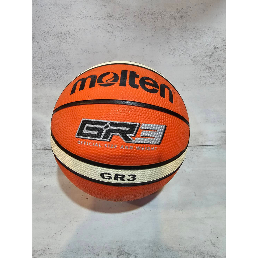 【Molten】GR3 3號籃球 橡膠籃球 室內/室外『台灣原廠公司貨』
