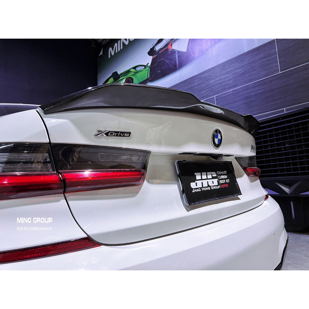 【MING GROUP國際】BMW G20 V款 碳纖維尾翼