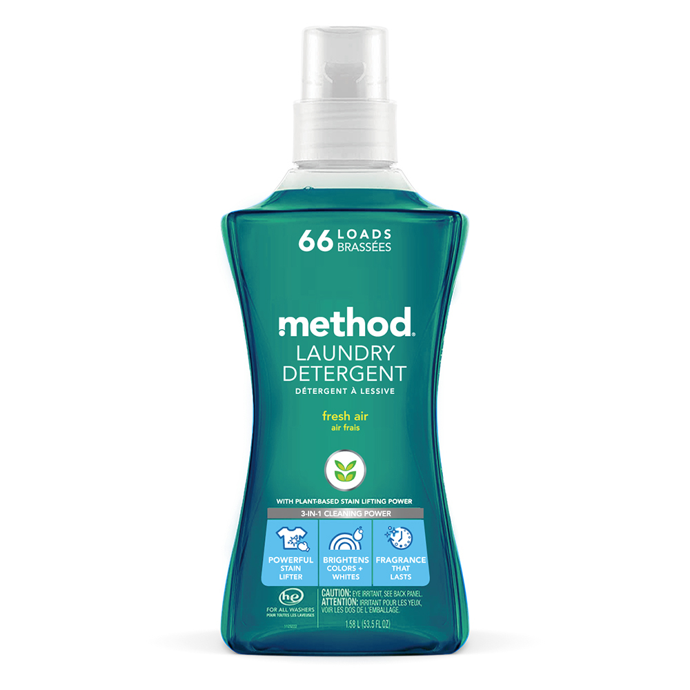 Method 美則 4倍濃縮香水洗衣精 - 清新1580ml 香水、高級衣物、潔淨魅力、洗衣