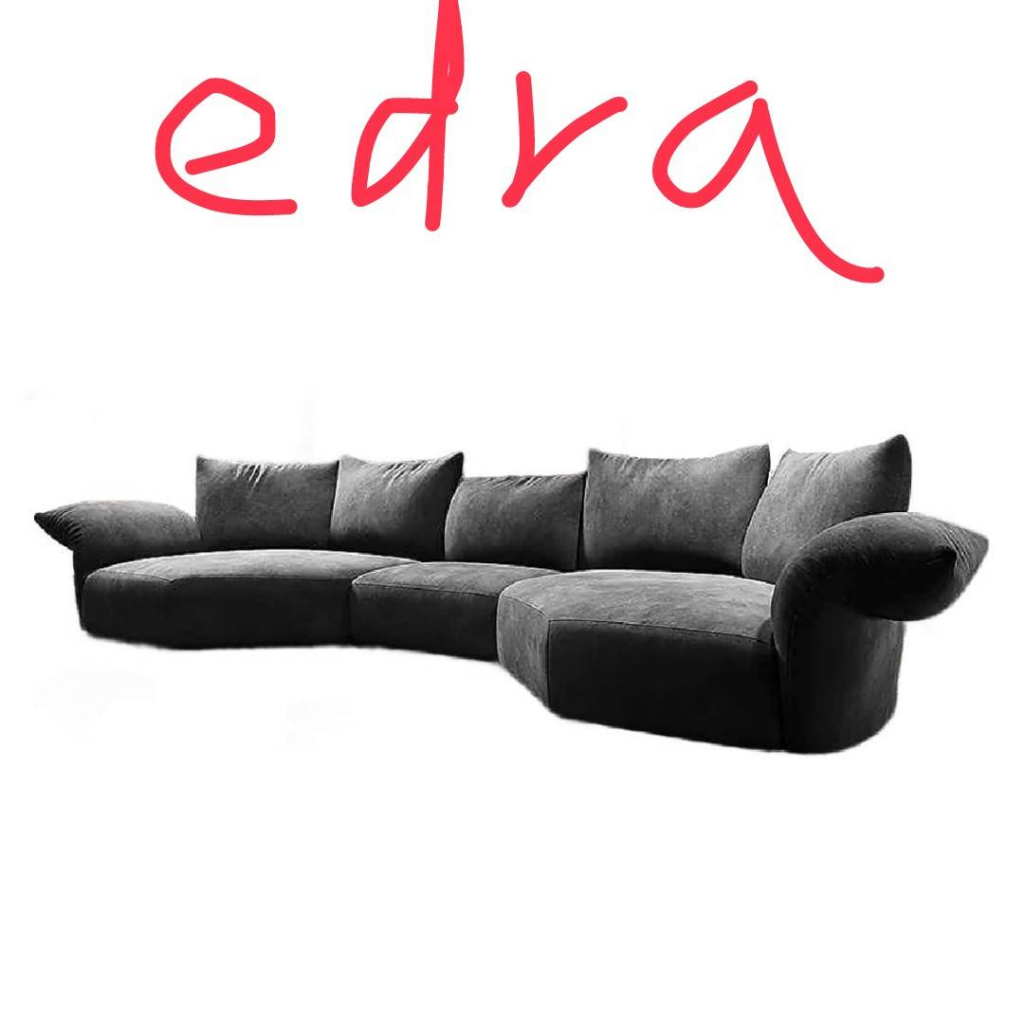 台森傢俱工坊*99999不是賣價,台灣製復刻EDRA品牌花瓣沙發可訂尺寸可選布料皮料貓抓布絨布涼感布,有機圭膠皮半牛皮