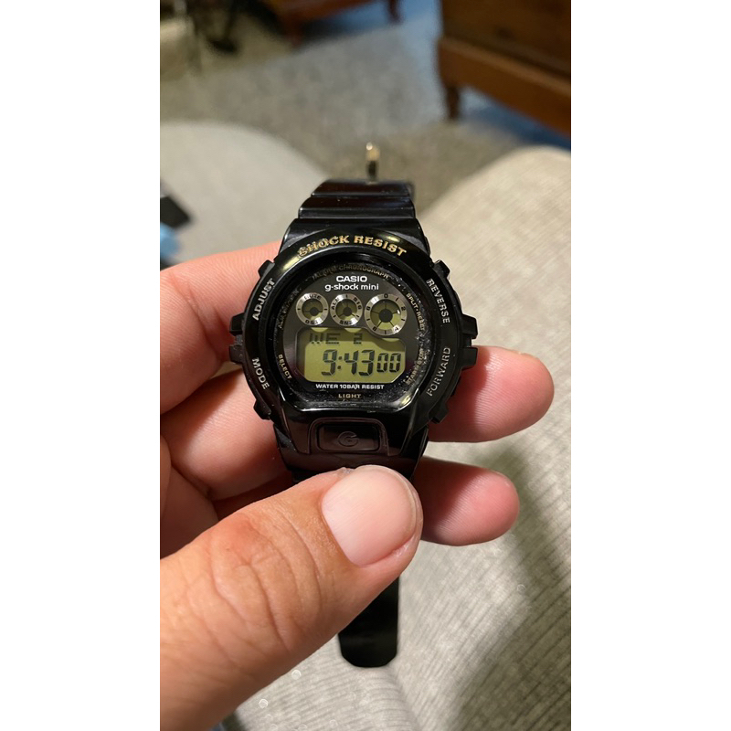 CASIO WATCH [G-SHOCK MINI] GMN-691G-1JR BK / GD 經典限量款功能正常