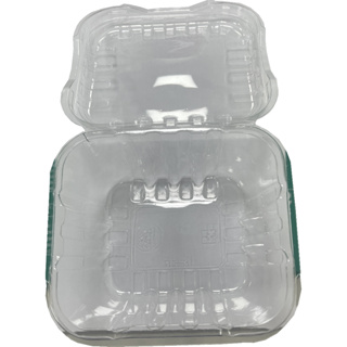 @台灣生活百貨@透明盒KF-017 水果盒 一次性塑膠盒 免洗餐盒 試吃盒 方形透明盒 塑膠小菜 滷味 水果