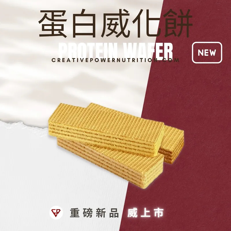 【Creative Power】30%蛋白威化餅 低糖低脂 （單支）蛋白質點心 原廠經銷