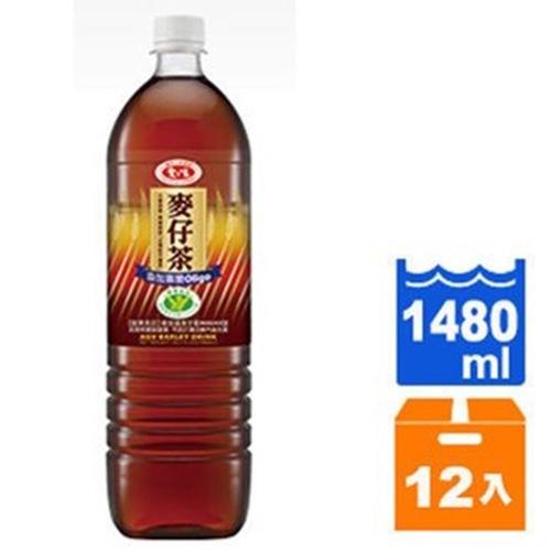 愛之味 麥仔茶 1480ml (12入)/箱【康鄰超市】