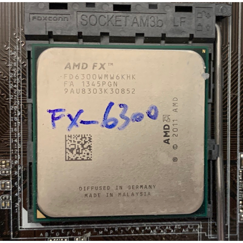 AMD FX-6300 六核心 推土機 處理器 FD6300WMW6KHK