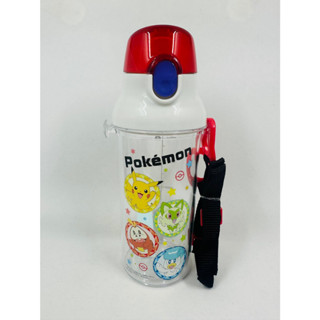 (小品日貨) 現貨在臺 2023 日本製 SKATER 寶可夢 皮卡丘 480ml 直飲 兒童 透明 水壺 PSB5TR