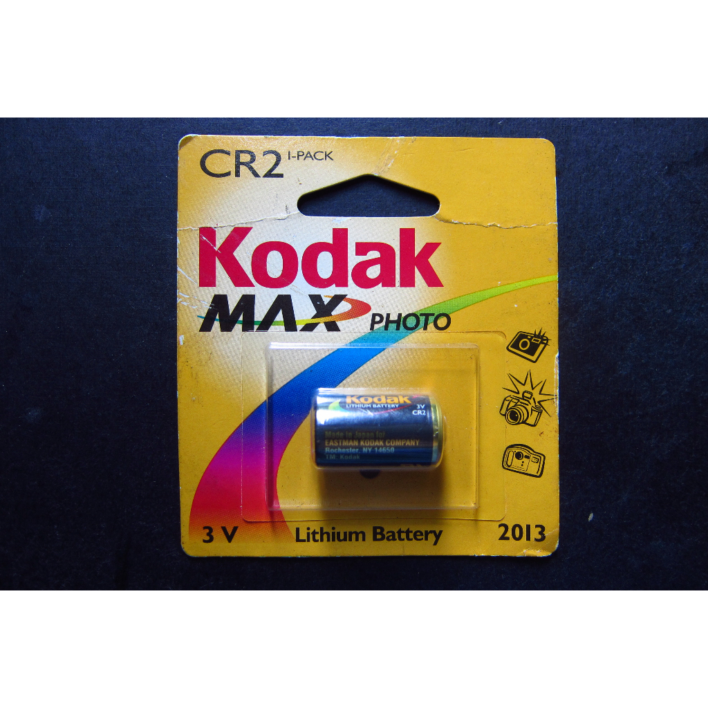 相機電池  Kodak Max CR2 3V Photo Battery