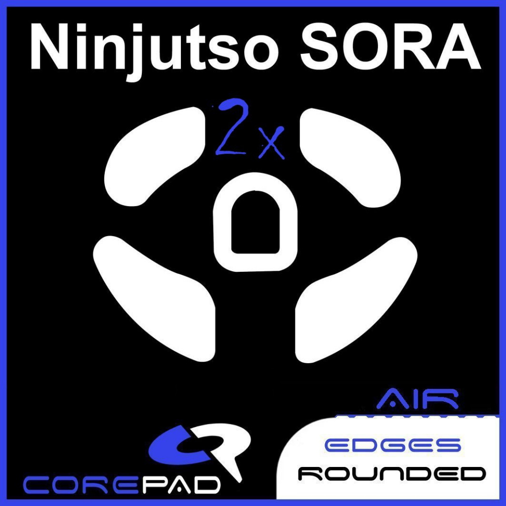 Corepad Ninjutso Sora/Sora V2鼠貼PRO/CTRL/AIR滑鼠鼠腳硬派精璽