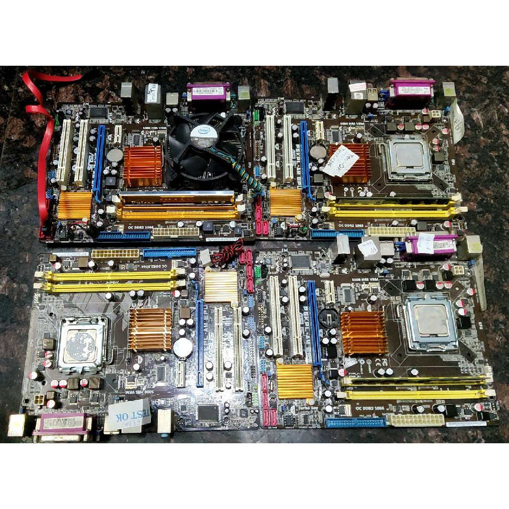 ASUS華碩P5KPL-AM EPU 775主機板 附贈CPU、記憶體、風扇、檔片