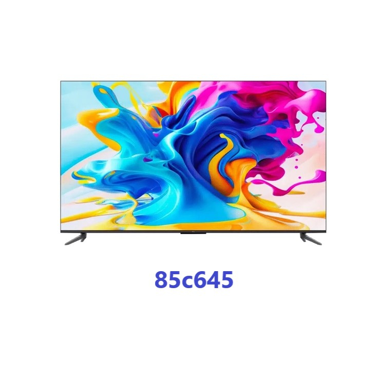 贈5000元商品卡TCL 85吋 C645 QLED Smart TV【贈壁掛安裝】85C645