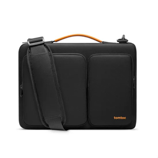 【24小時出貨】【Tomtoc】美式簡約肩背包黑色​ MacBook Pro/Air 13~14吋 筆電包 電腦包