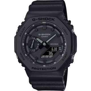 CASIO 卡西歐 G-SHOCK 40周年全黑限量版手錶 GA-2140RE-1A