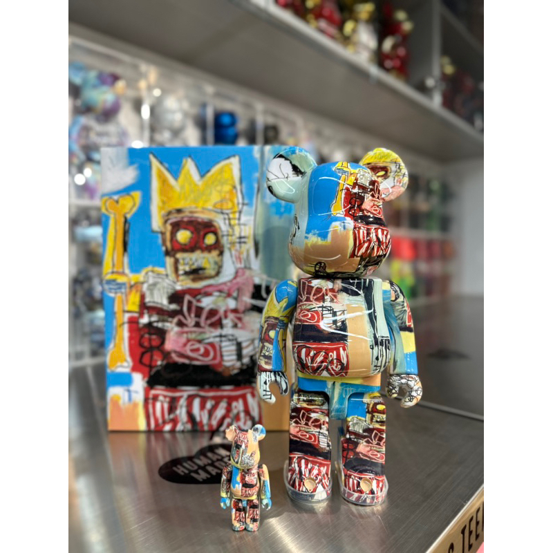 BE@RBRICK 庫柏力克熊 bearbrick  BASQUIAT巴斯奇亞 #6 6代 400%+100%