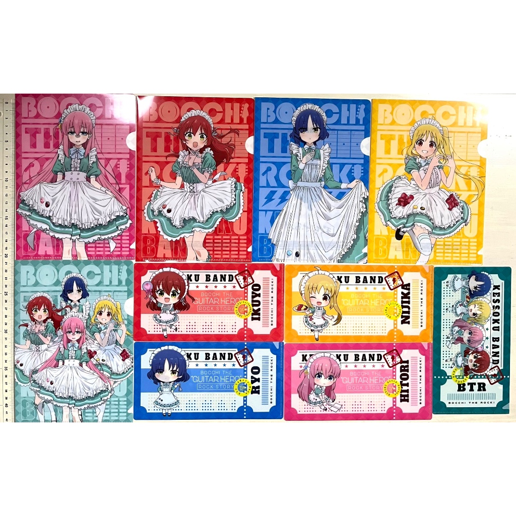 孤獨搖滾！ 日版 全家聯名 結束樂隊 A5資料夾 票夾 後藤一里 波奇 伊地知虹夏 山田涼 喜多郁代