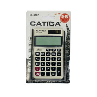 CATIGA 攜帶式計算機 雙電源皮夾型計算機-8位元 掌上型計算機 隨身計算機 SL-300P
