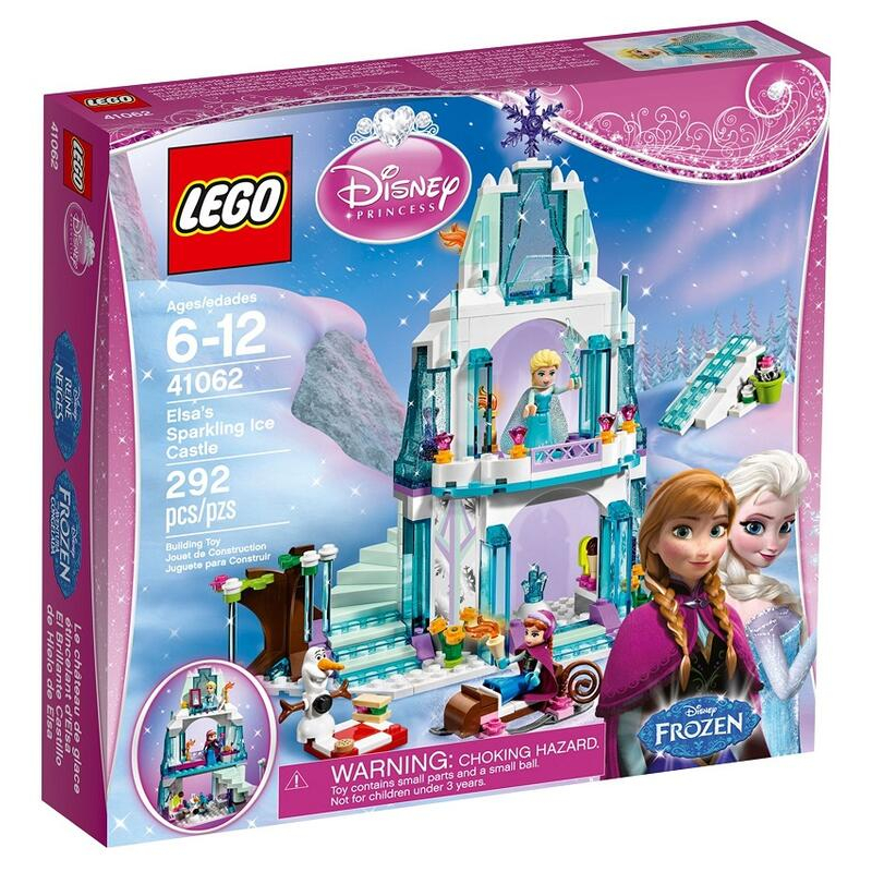 現貨【LEGO 樂高 】100% 全新正品 益智玩具 積木/公主系列:艾莎的閃亮冰雪城堡41062 冰雪奇緣 安娜 雪寶