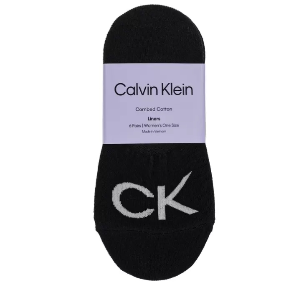 Calvin Klein 女船型襪6入組 襪子 #138320