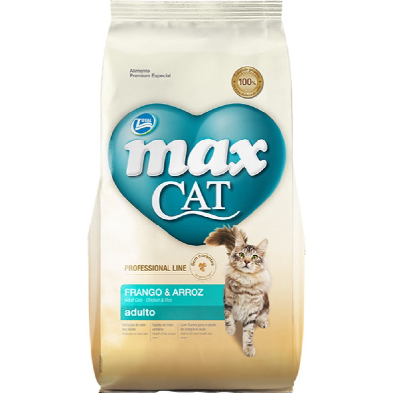 🔥 🔥 寵愛牠🔥 🔥 max CAT 麥客斯 專業成貓飼料 浪浪飼料20公斤 ( 雞肉+米活力食譜) 高適口性