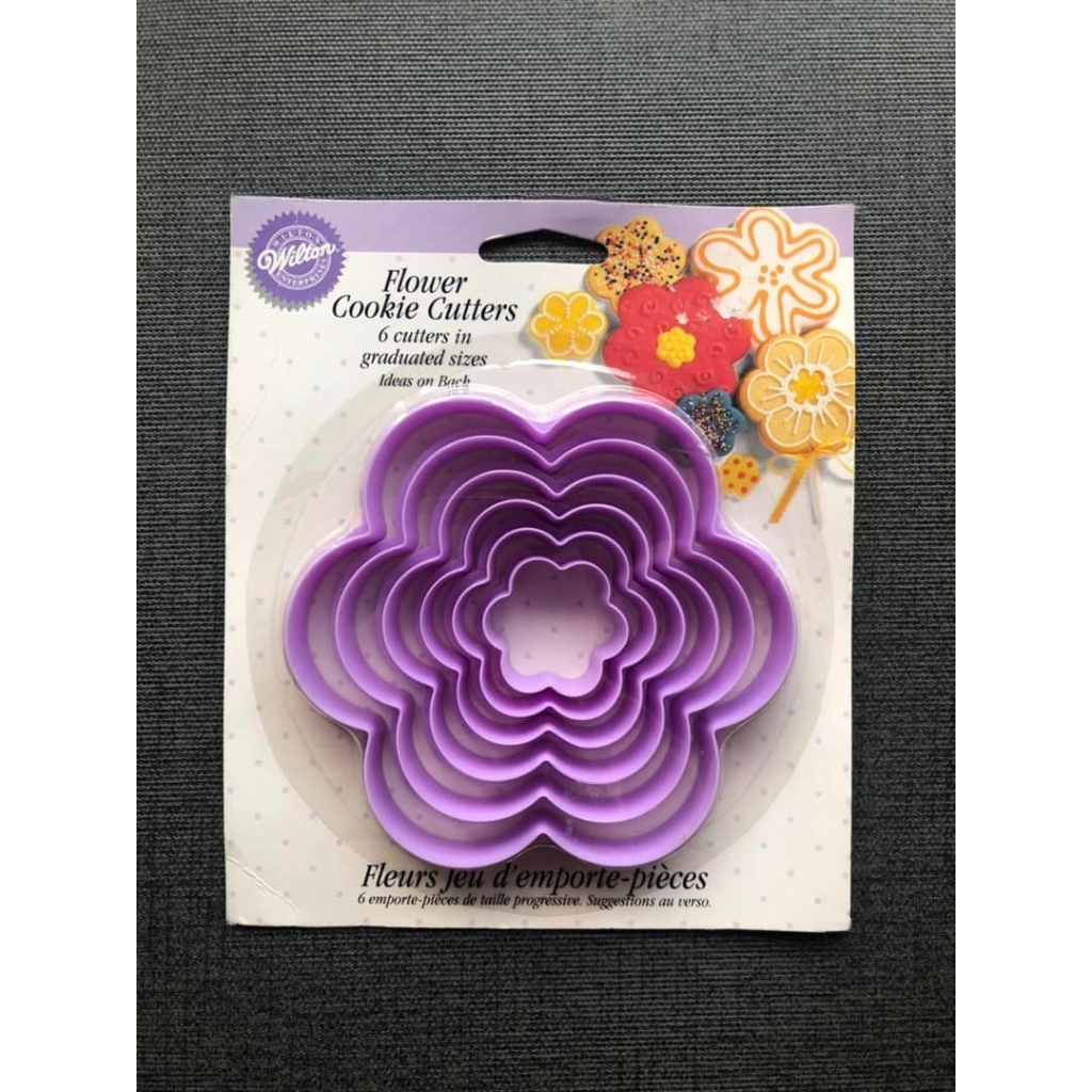 美國 Wilton Flower Cookie Cutters 惠爾通花朵餅乾切模 壓模 烘焙模具 手工餅乾DIY