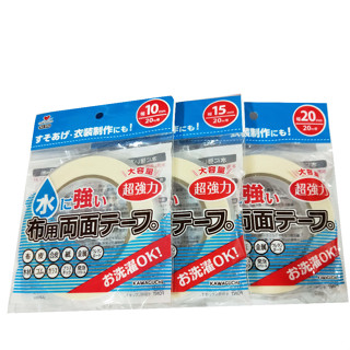 【KAWAGUCHI 河口牌】布用雙面膠帶 防水布用雙面膠帶【佰昇國際 Baisheng】 (日本原裝進口)
