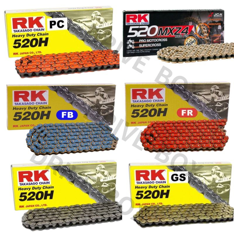 ［RK製品］免運 rk520 無油封鏈 加重鏈 GB BL  520H GB520MXZ 520強化鏈條 RK原廠貨~