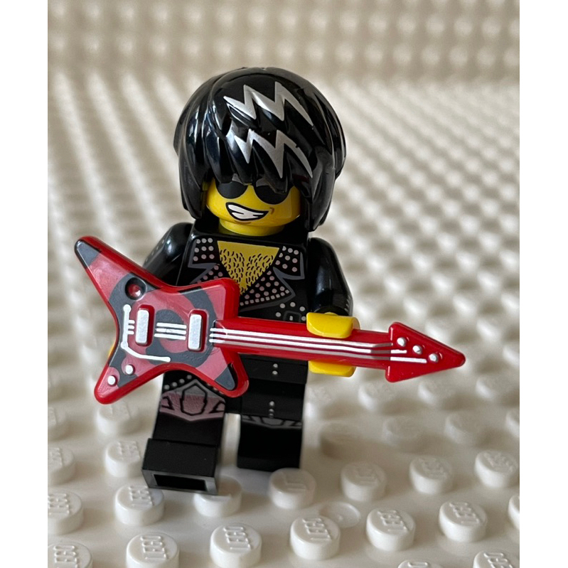 LEGO樂高第12代人偶包 71007 12號 Rock Star 搖滾明星