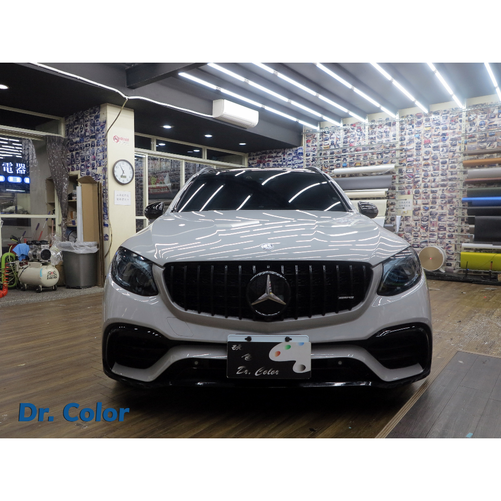 Dr. Color 玩色專業汽車包膜 M-Benz GLC43 全車包膜 ( 保時捷亞灰 )