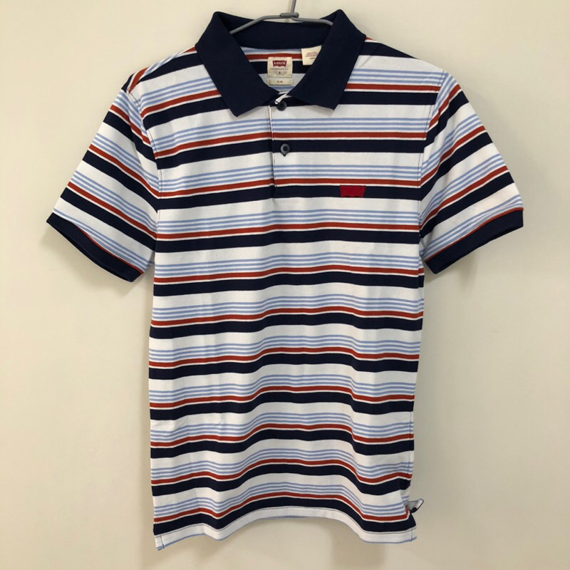 Levi’s polo條紋襯衫