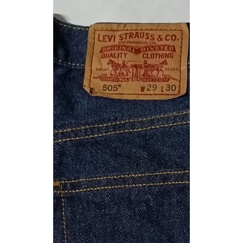 Levis，505型，中直筒