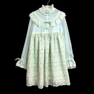 5全新cosplay精緻刺繡蕾絲禮服-粉嫩綠 原價2980