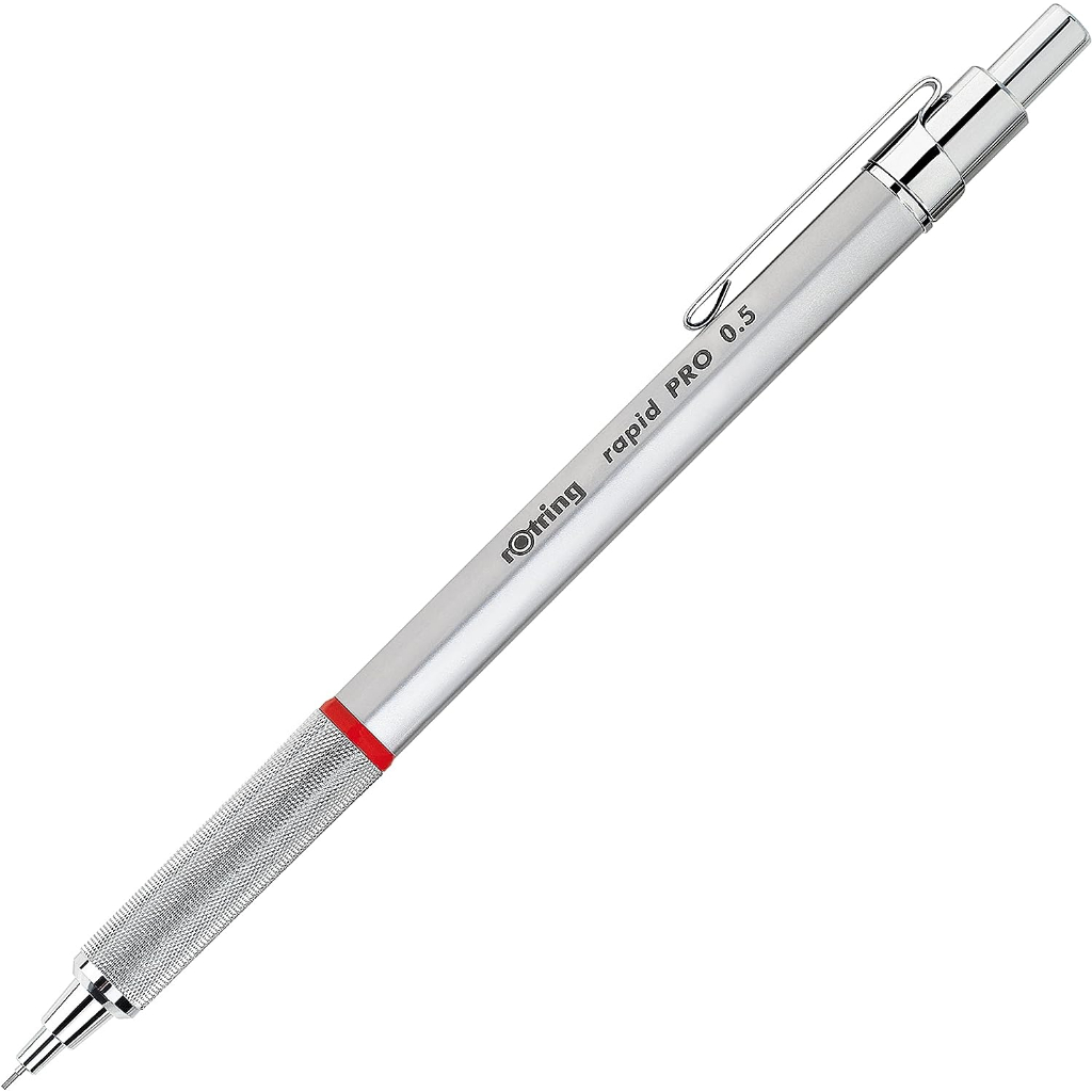 德國rOtring Rapid Pro自動鉛筆0.5mm銀色