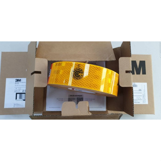 【LIKS】3M PN983 橙黃反光膠帶 鑽石型反光級 車體指定 3M膠帶 3M反光膠帶【983-71】