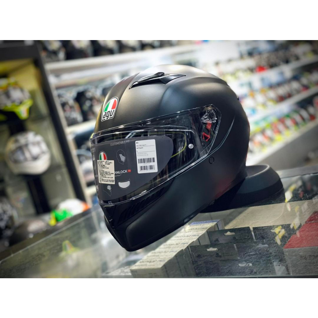 🏆UPC騎士精品-旗艦館🏆 AGV K3 BLACK 全罩 安全帽