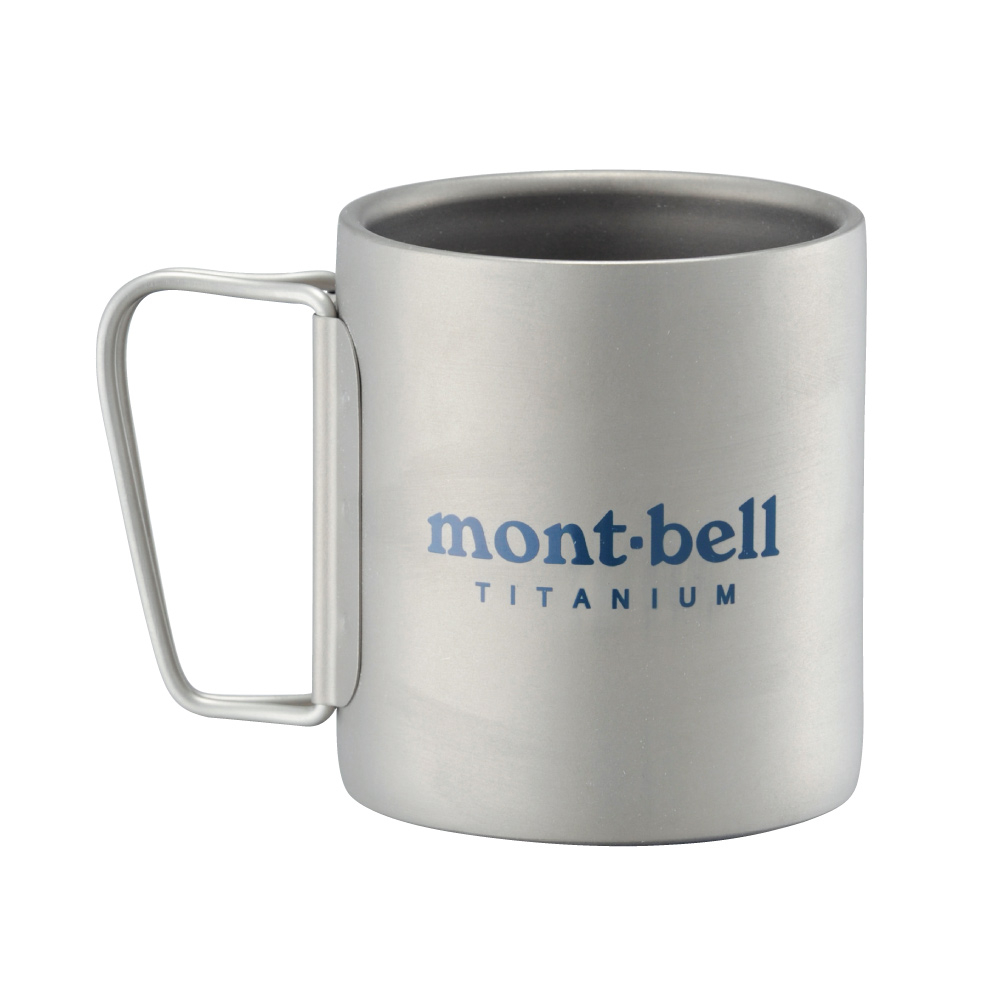 【mont-bell】Titanium Thermo Mug 220 小型雙層鈦杯-原色 1124517