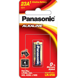 【Panasonic】國際牌 鹼性電池 23A 1卡裝 汽車遙控器電池12V LR-V08/1BPA