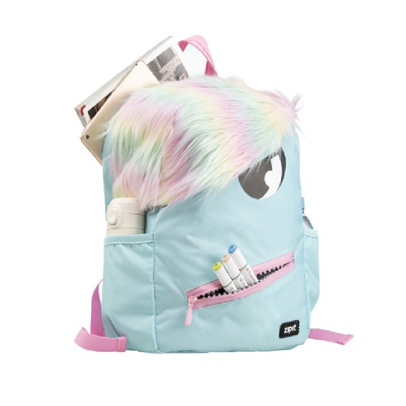 美國zipit Monster Zipper Cool Backpack怪獸拉鍊酷 後背包 學生創意書包