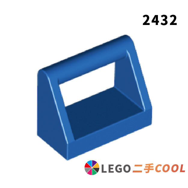 【COOLPON】正版樂高 LEGO【二手】Tile 變形磚 1x2 2432  帶桿手柄 椅背 多色