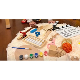 果星星抓周道具16件組 寶寶一歲生日佈置用品 兒童玩具