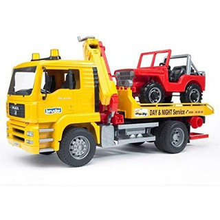 八田元氣小棧: 日版全新 德國 BRUDER Pro Series拖吊車，救援車 ＆吉普車 不含人偶