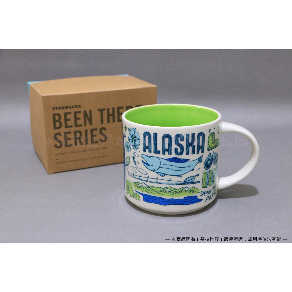 ⦿ 阿拉斯加 Alaska 》星巴克STARBUCKS 城市馬克杯 咖啡杯 BTS系列 美國 414ml