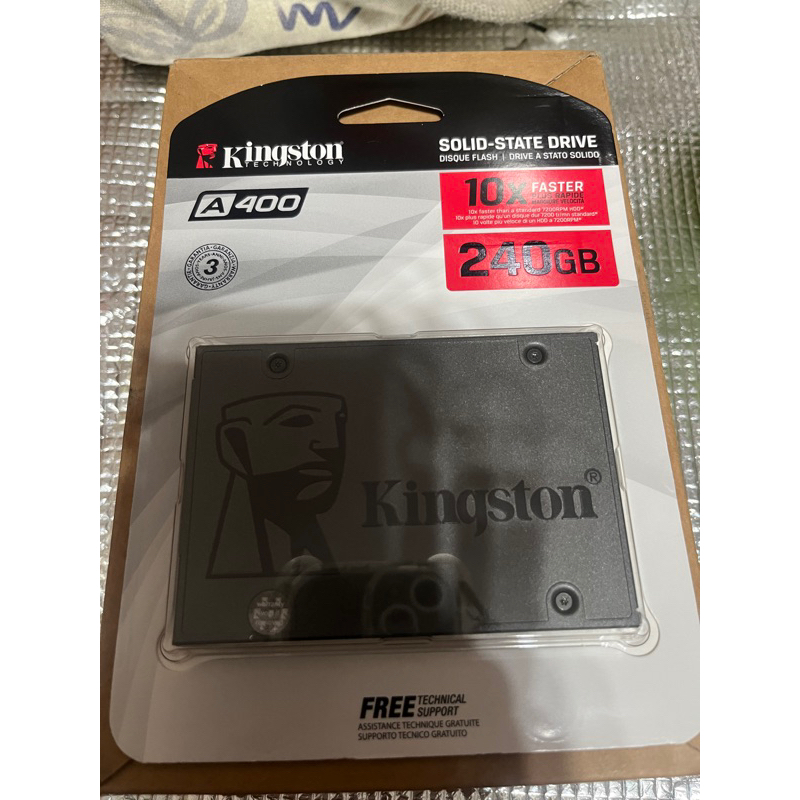 Kingston A400 240GB SATA-3 2.5吋 SSD (SA400S37/240G)含運