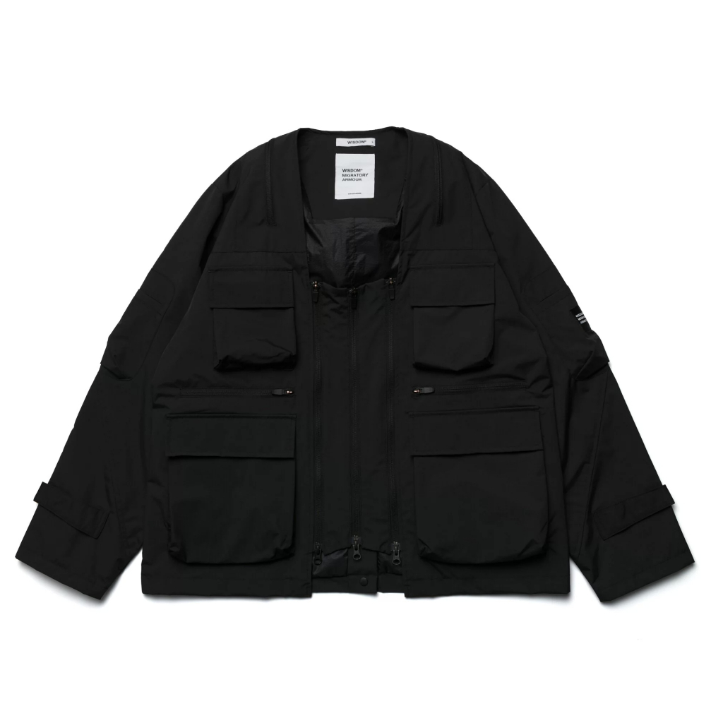 WISDOM 20AW Multi-zip Jacket - Black 黑色 外套 工裝