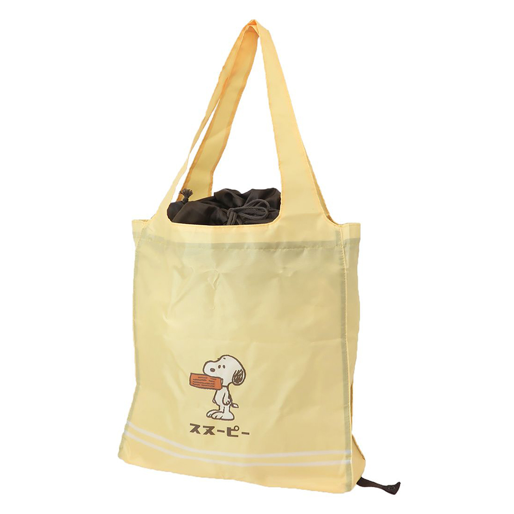 Kamio Snoopy 可折疊大容量硬底購物袋 M 史努比 復古 KM09951