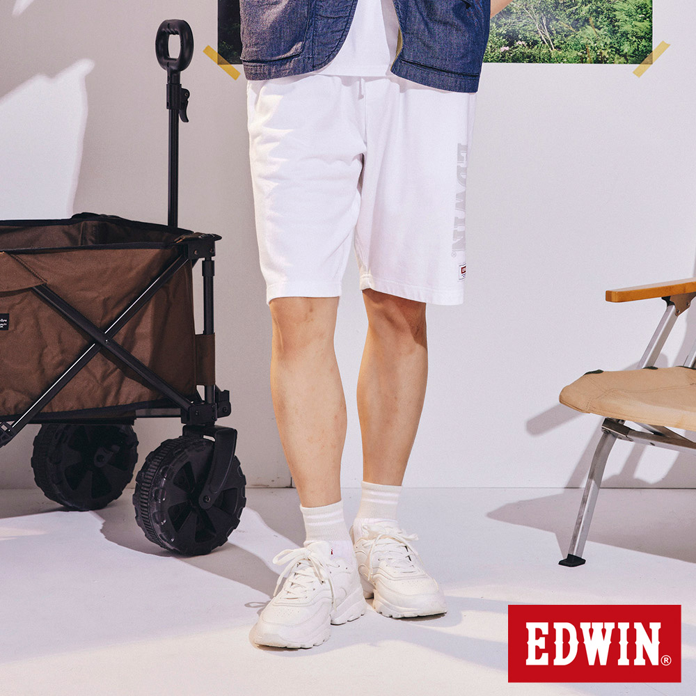 EDWIN 復古運動短褲(米白色)-男款