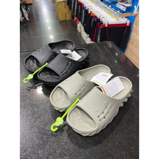CROCS 卡駱馳 (中性鞋) ECHO波波 涼拖鞋 208170-1LM 大象灰 208170-001 黑色