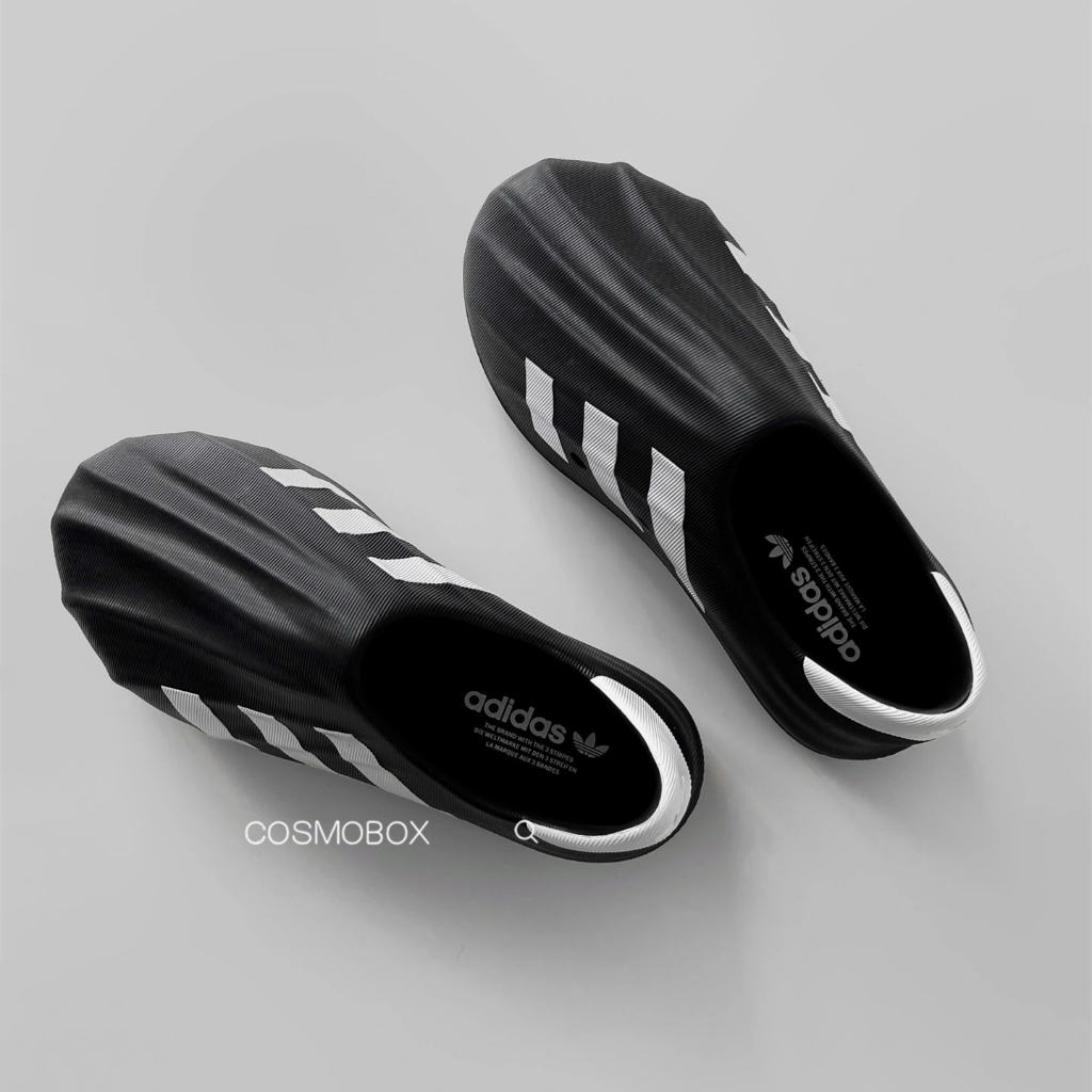 BOX/ Adidas Adifom Superstar 白 黑 黑白 懶人鞋 膠鞋 HQ8750 HQ8752