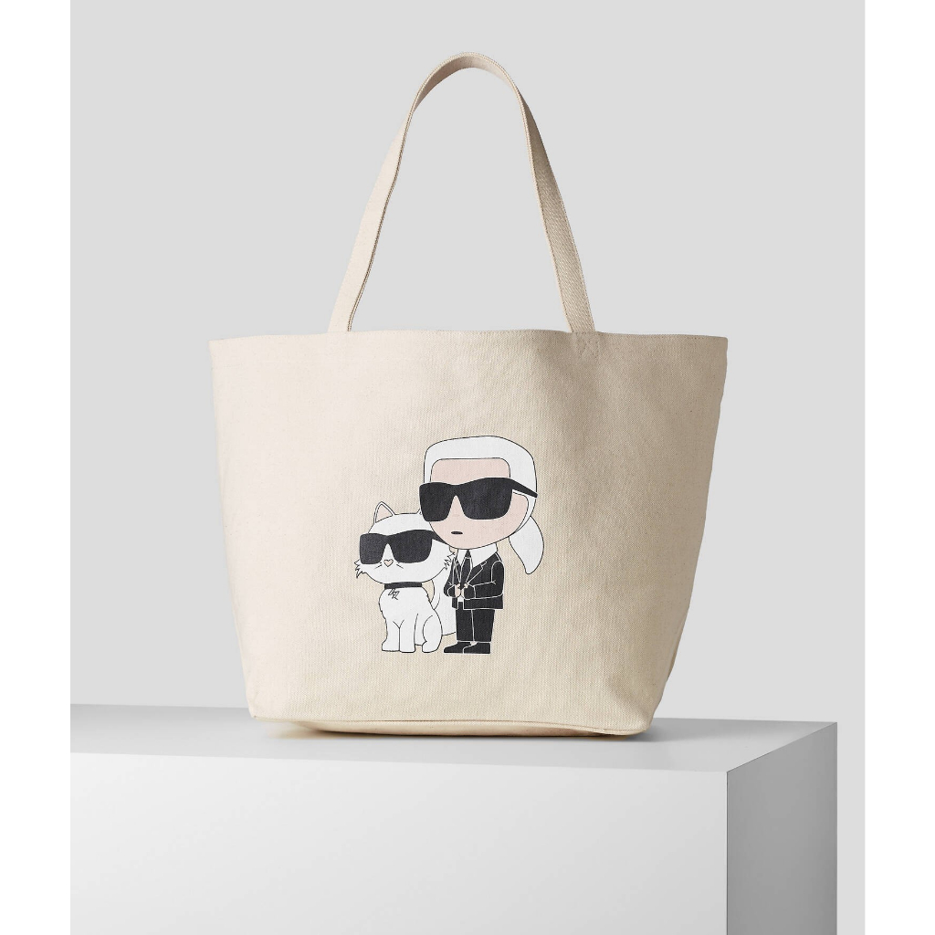 【良威精品】卡爾 Karl Lagerfeld 肩背包 托特包 手提 帆布 歐洲款 正品/全新/美國代購/現貨/滿額免運